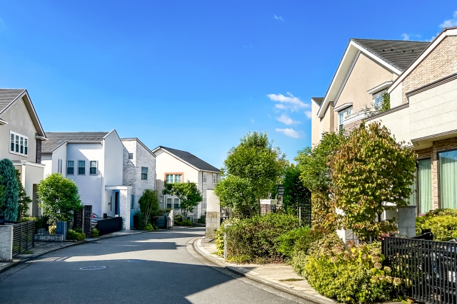 住宅街の風景